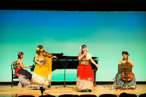 振袖ドレスでクラシックコンサート